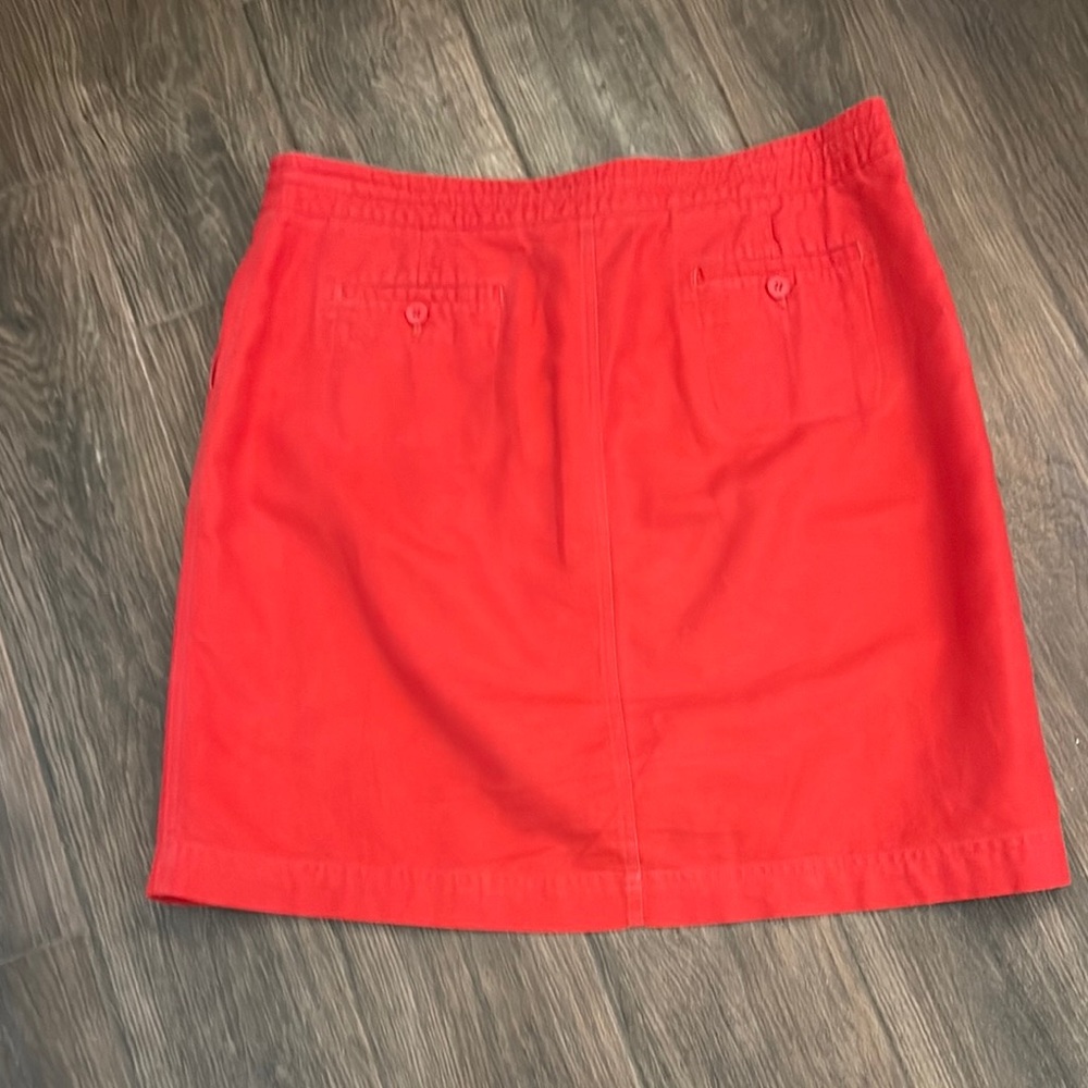 Talbots Red Casual Skirt, size 12 - Picture 3 of 3